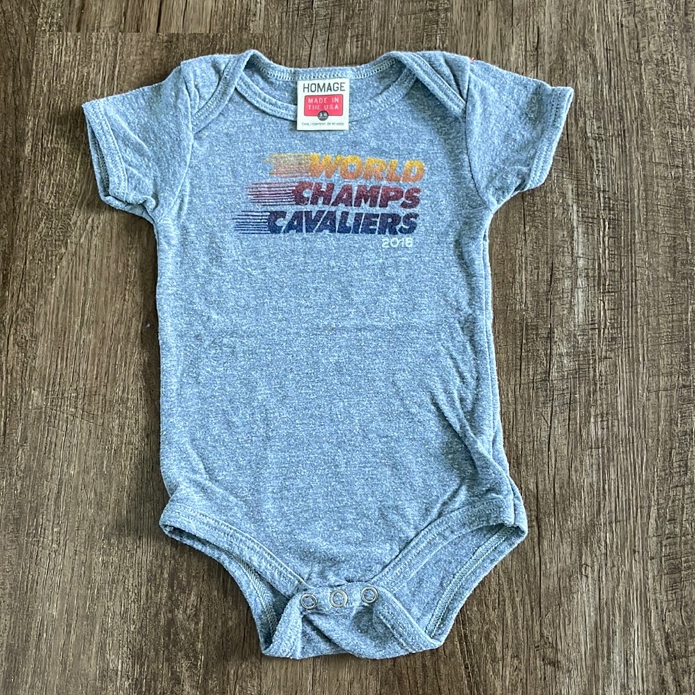 Homage Cleveland Cavaliers Championship Onesie 2016 Size 3-6M